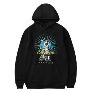 Deftones Adrenaline Hoodie Black